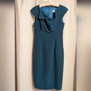 Ava & Aiden Shift Dress Blue-Green/Teal size 4